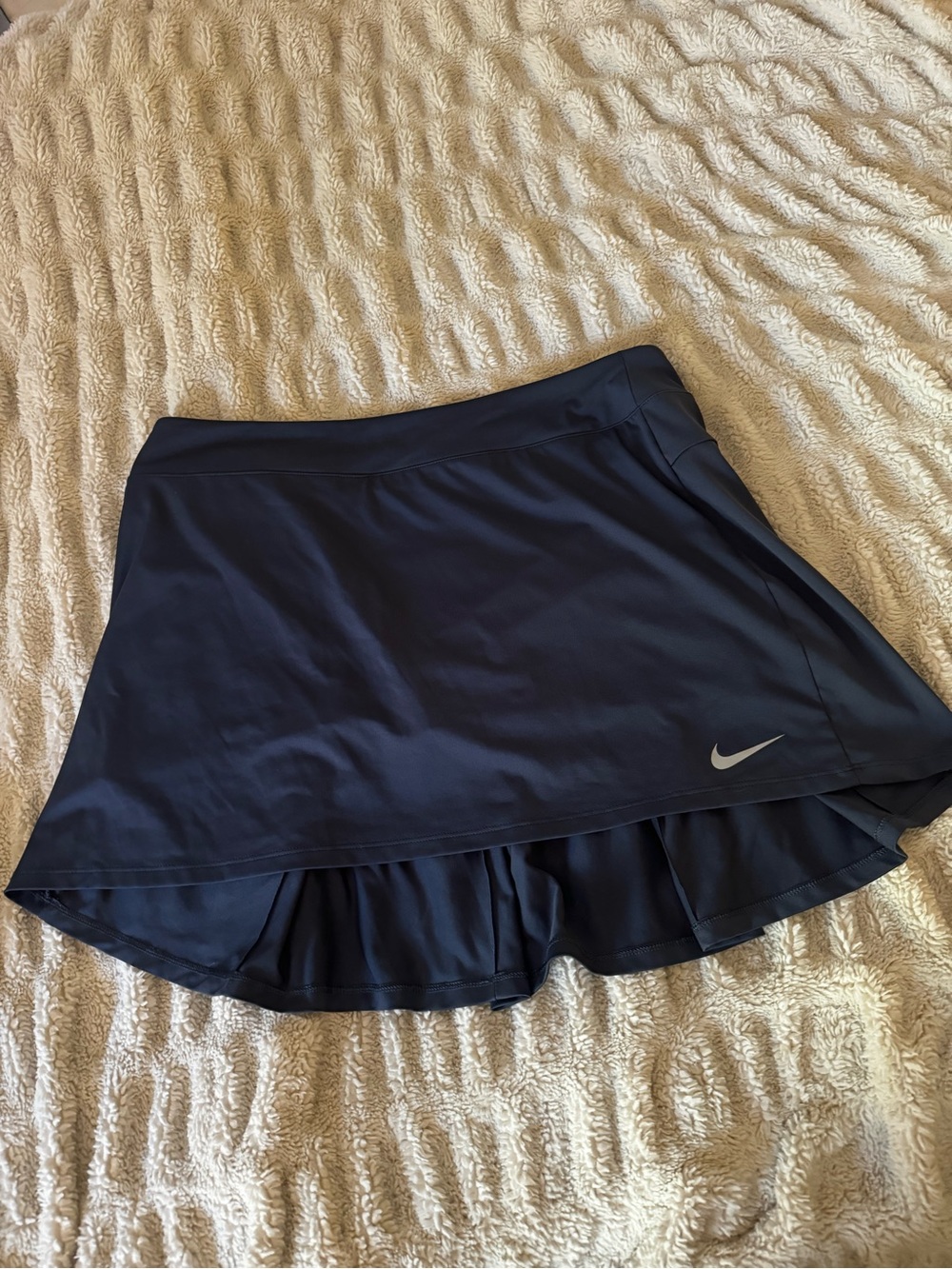 Nike Navy Performance Tennis Skirt with Built-In Shorts